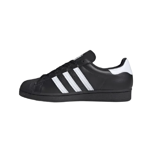 Basketball Shoes For Athletic Performance-Adidas Superstar 50 Run Men Original Shoes Black/White