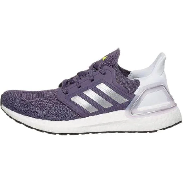 Basketball Shoes For Signature Player Designs-Adidas Ultraboost 20 Women Running Shoes Purple/White