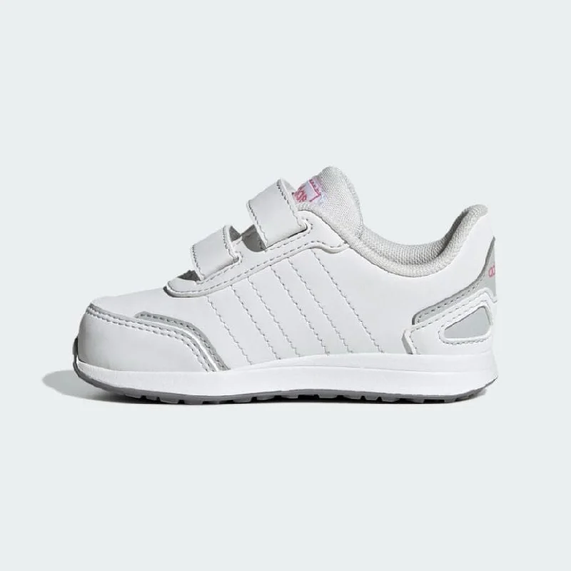 Basketball Shoes For Special Offers-Adidas Vs Switch Infant Running Shoes White/Pink