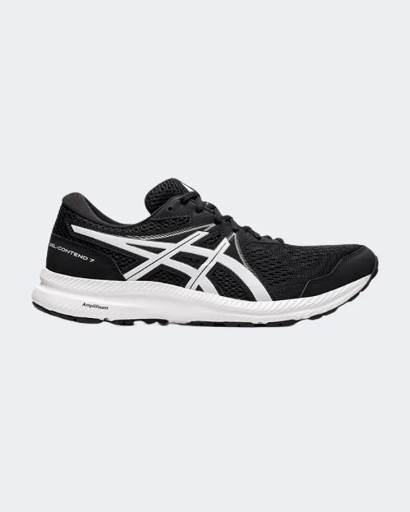 Basketball Shoes For Light Speed Play-Asics Gel-Contend 7 Men Running Shoes Black/White