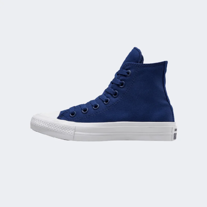 Basketball Shoes With Custom Player Numbers-Converse Chuck Taylor All Star Ii Core Unisex Lifestyle Shoes Blue