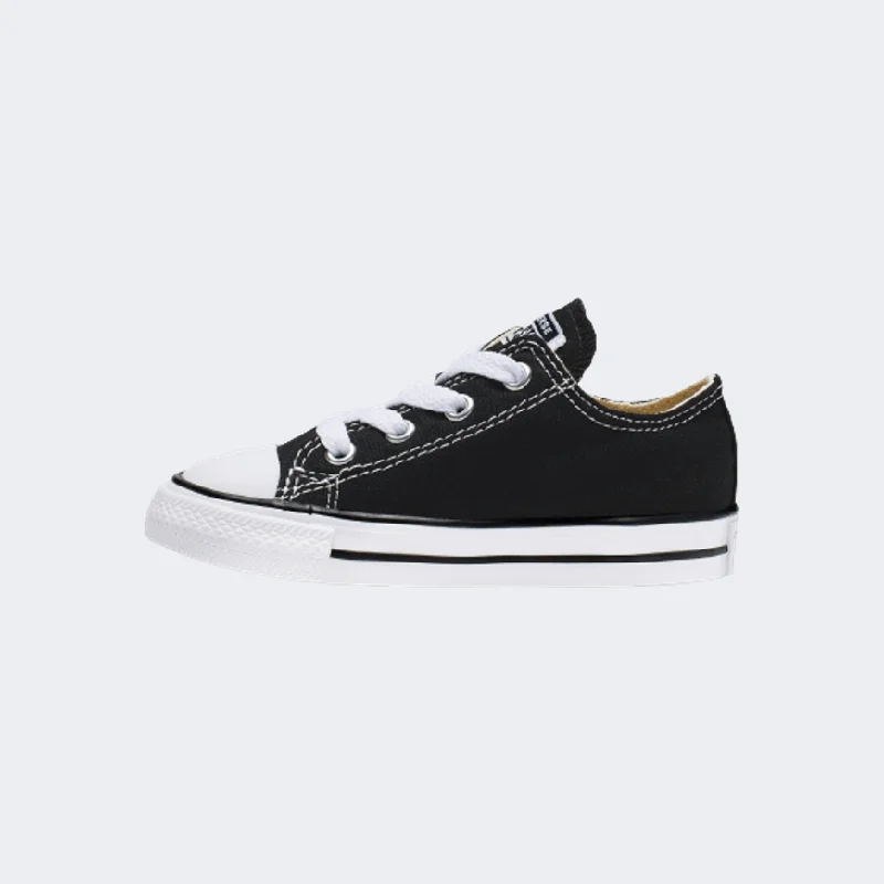 Basketball Shoes With Adjustable Fit-Converse Chuck Taylor All Star Infant Lifestyle Shoes Black