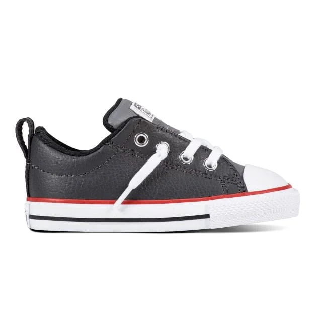 Basketball Shoes With Custom Laces-Converse Kids' Lifestyle Ct As Street Collegiate Shoes Leather