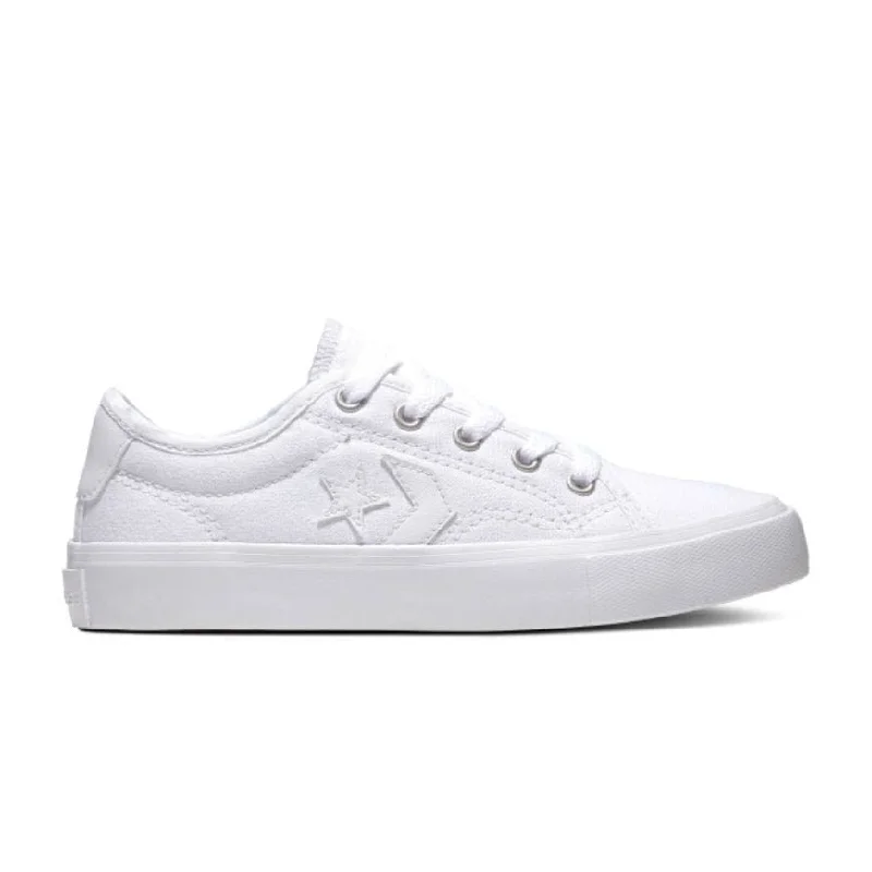 Basketball Shoes For Court Speed-Converse Ps-Boys' Lifestyle Star Replay Star Of The Show Shoes White.