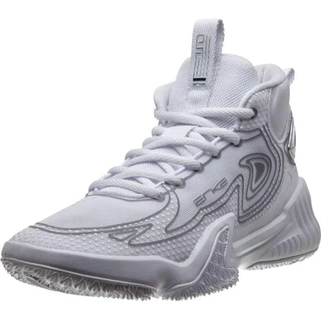 Basketball Shoes With Professional Grip-Erke Basketball Men Training Shoes White