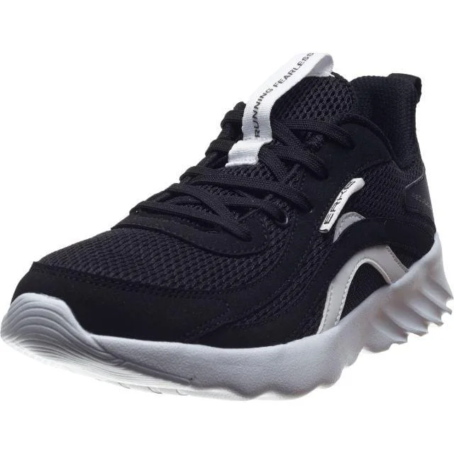 Basketball Shoes For Team Events-Erke Cushioning Women Running Shoes Black/White