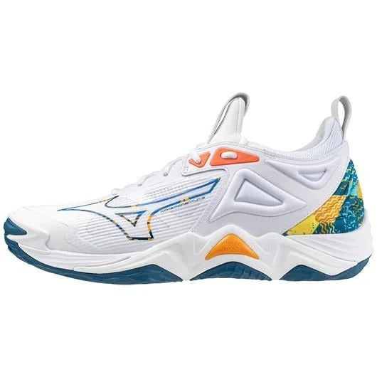 Basketball Shoes With Mid-Cut Design-Mizuno Senior Wave Momentum 3 430324.00MB Volleyball Shoes