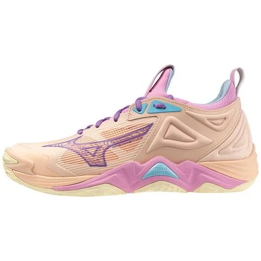 Basketball Shoes With High-Cut Design-Mizuno Senior Wave Momentum 3 430324.2222 Volleyball Shoe