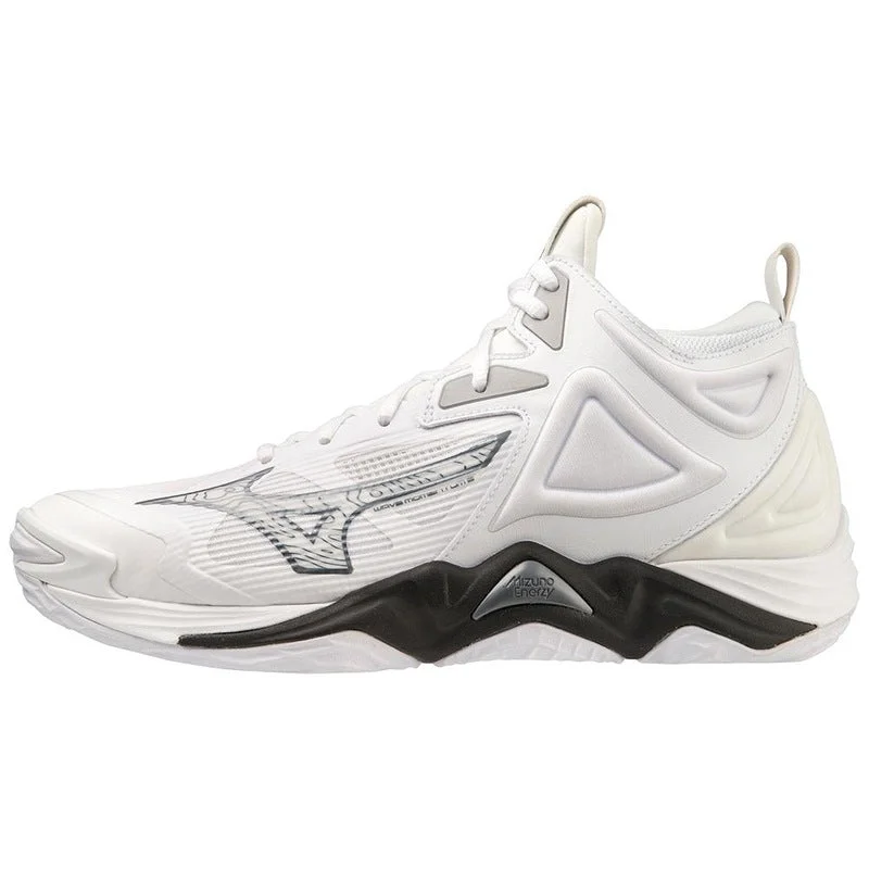 Basketball Shoes For Soft Cushioning-Mizuno Wave Momentum 3 430321.0090 Mid Volleyball Shoes