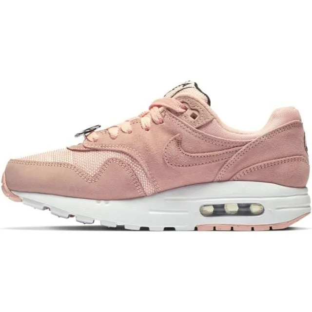 Basketball Shoes With Ankle Lock Technology-Nike Air Max 1 Day GS Running Shoes Pink