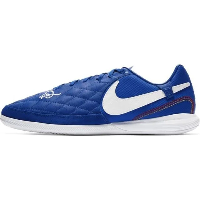 Basketball Shoes With Custom Designs-Nike Lunar Legend 7 Pro 10R Ic Men Football Shoes Blue