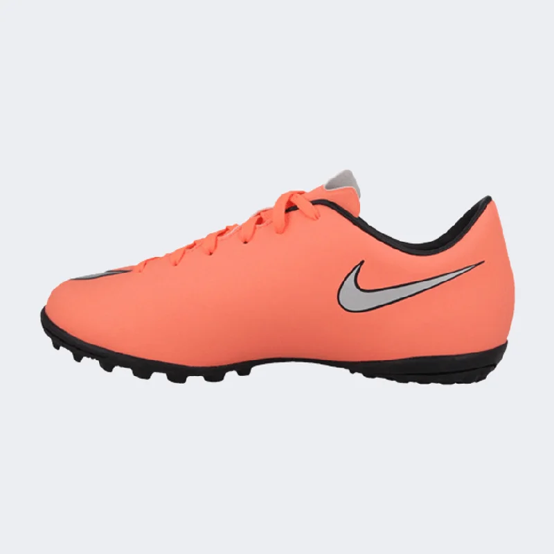 Basketball Shoes With Premium Leather-Nike Mercurial Victory V Tf Boys Turf Shoes Orange