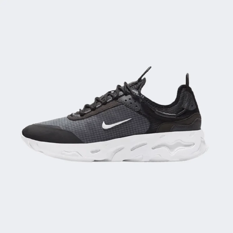 Basketball Shoes With Custom Player Numbers-Nike React Live Men Lifestyle Shoes Black/Dark Grey