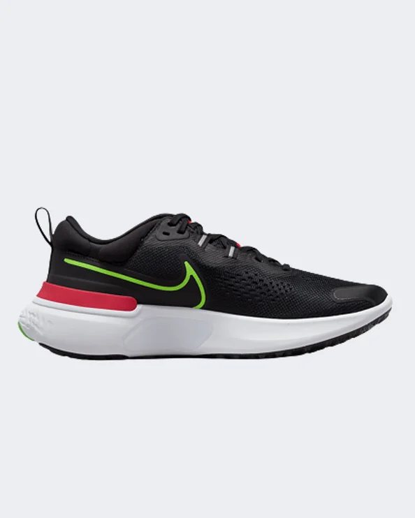 Basketball Shoes With Extra Padding-Nike  React Miler 2 Men Running Shoes Black/Green