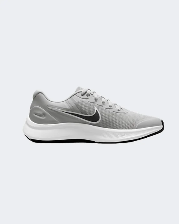 Basketball Shoes With Advanced Cushioning Technology-Nike Star Runner 3 Gs-Boys Running Shoes Smoke Grey