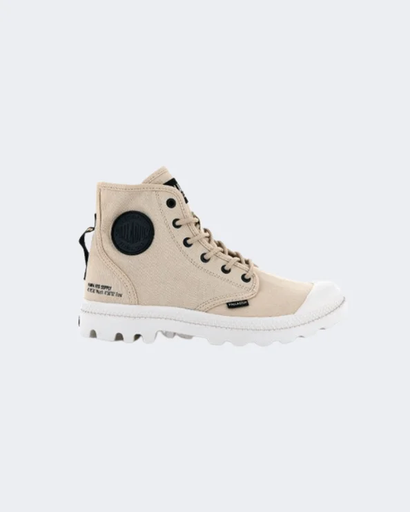 Basketball Shoes For Group Orders-Palladium Pampa Hi Htg Supply Unisex Lifestyle Shoes Desert