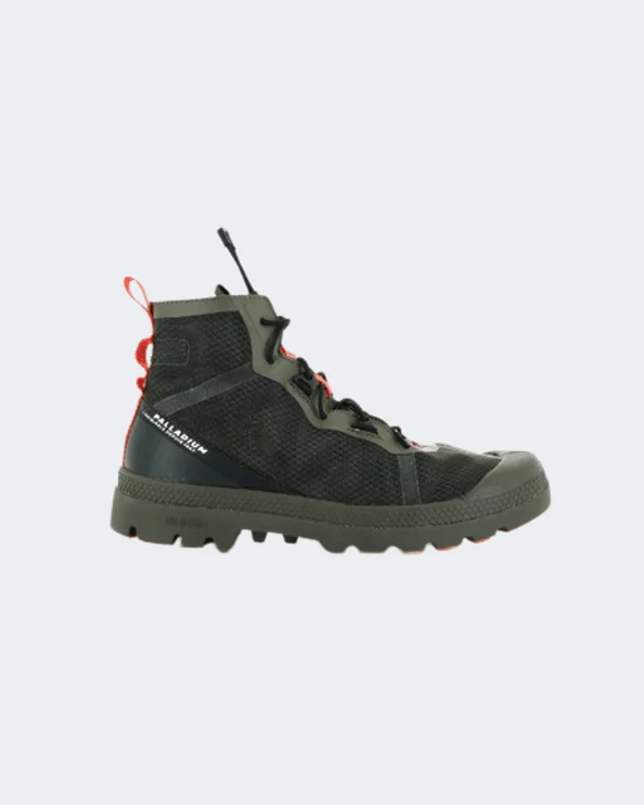 Basketball Shoes For Holiday Sales-Palladium Travel Lite+ Adventure Unisex Lifestyle Shoes Olive Night