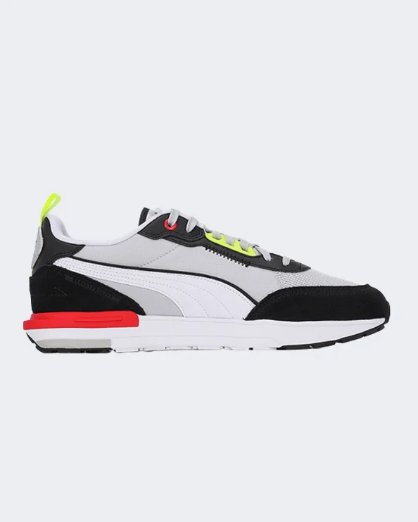 Basketball Shoes For Streetwear-Puma R22 Men Lifestyle Shoes Grey/Multicolor