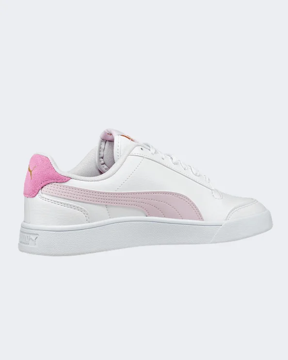 Basketball Shoes With Performance Lacing-Puma Shuffle Trainers Women Lifestyle Shoes White/Lavender