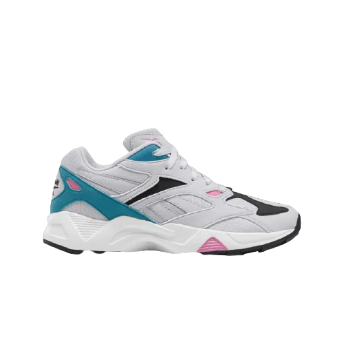 Basketball Shoes For Custom Player Recognition-Reebok Aztrek 96 Women Running Shoes Grey/Teal /Pink Ef3030