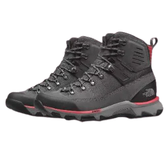 Basketball Shoes With Shock Absorption-The North Face Crestvale  Men Hiking Boots Black/Grey