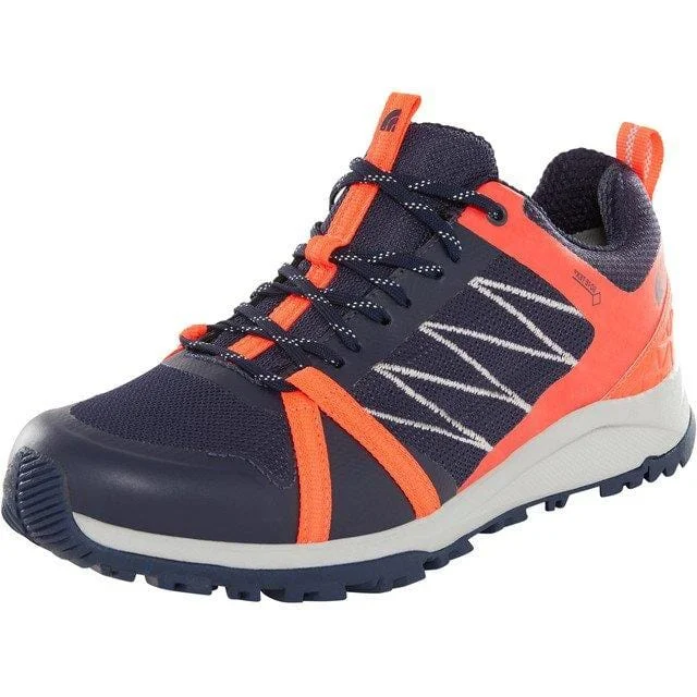 Basketball Shoes For Elite Players-The North Face Fp Ii Gtx Peacoat Women Hiking Shoes Navy Fiery