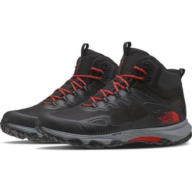 Basketball Shoes For Court Players-The North Face Ultra Fp 4  Men Hiking Boots Black/Red