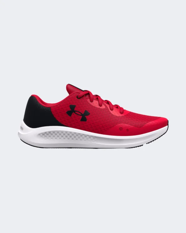 Basketball Shoes For Team Apparel-Under Armour Charged Pursuit 3 Gs-Boys Running Shoes Red