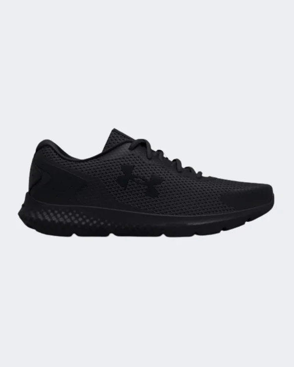 Basketball Shoes For Court And Street Use-Under Armour Charged Rogue 3 Men Running Shoes Black