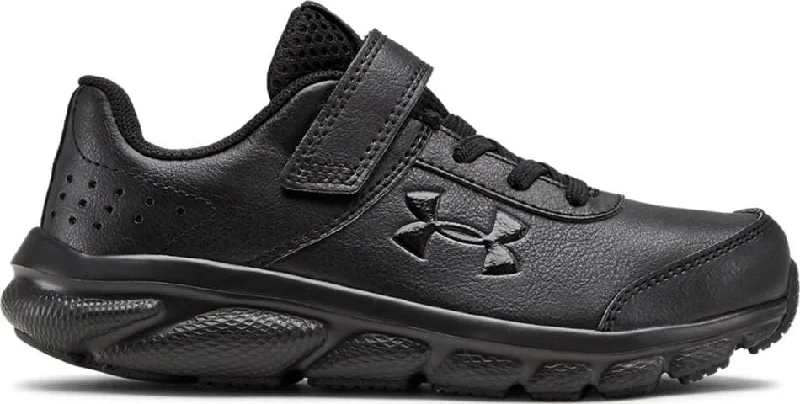 Basketball Shoes For Supportive Fit With Stability-Under Armour Assert 8 Uniform Synthetic Ac Ps-Girls Running Shoes Black