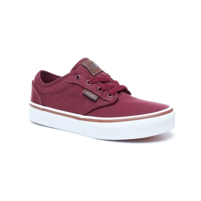 Basketball Shoes With Energy Return Cushioning-Vans Atwood  Kids Lifestyle Shoes Red