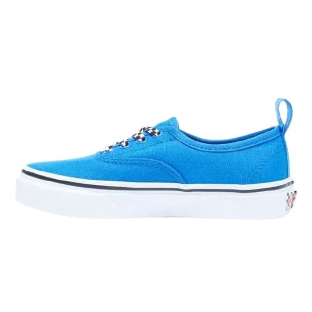 Basketball Shoes For Game Day Wear-Vans Authentic Elastic Kids Lifestyle Shoes Victoria Blue