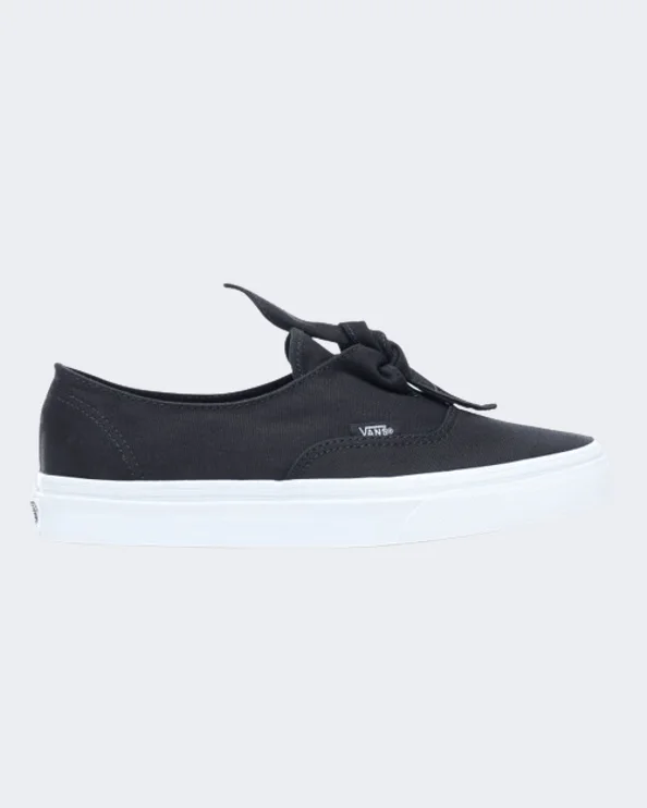 Basketball Shoes For Signature Player Designs-Vans Authentic Knotted Unisex Lifestyle Shoes Black