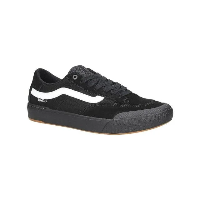 Basketball Shoes With Signature Player Models-Vans Berle Pro Men Lifestyle Shoes Black Vn0A3Wkxb8C1