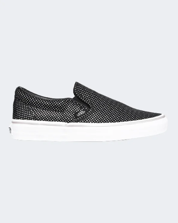 Basketball Shoes For All-Season Wear-Vans Classic Slip-On Metallic Dots Women Lifestyle Shoes Black/Silver