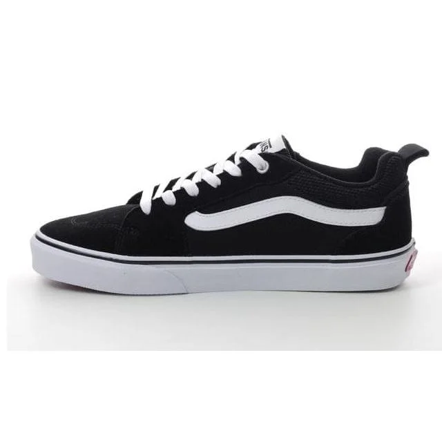 Basketball Shoes For Court And Street Use-Vans FilmornSuede Kids Lifestyle Shoes Blck