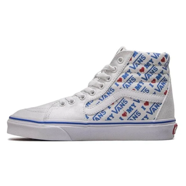 Basketball Shoes For Fashionable Players-Vans I Heart Unisex Lifestyle Shoes White