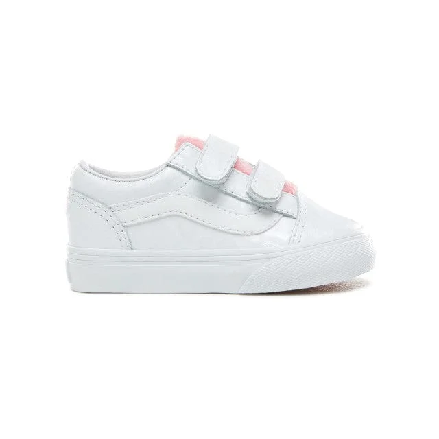 Basketball Shoes For Competitive Play-Vans Infant Lifestyle Vn0A344Kviv1 Old Skool White Shoes