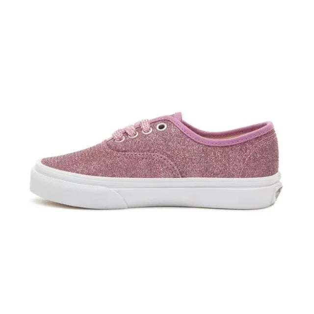 Basketball Shoes For Custom Fan Apparel-Vans Lurex Kids-Unisex Lifestyle Shoes Pink