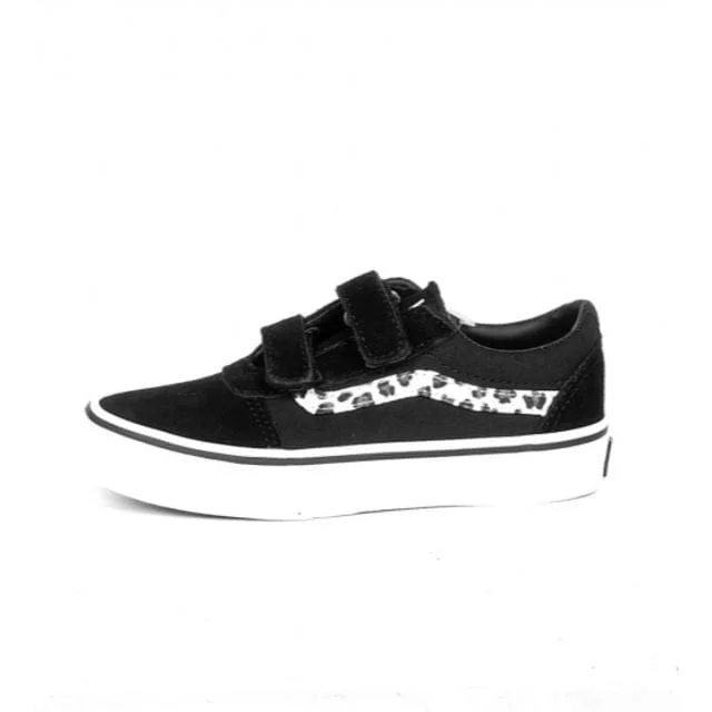 Basketball Shoes For Custom Team Apparel-Vans My Ward V Kids Lifestyle Shoes Black Vn0A4Btcv2P1