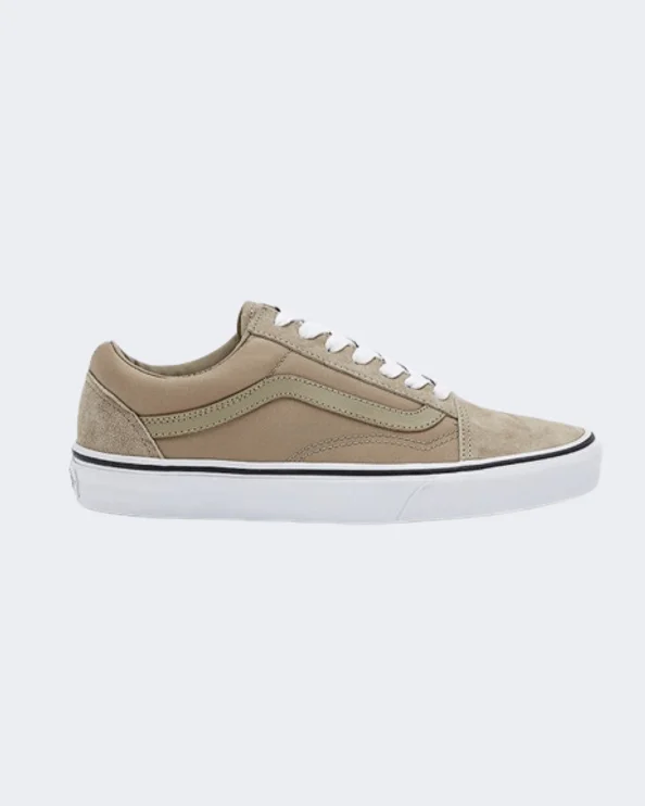 Basketball Shoes For Tournament Teams-Vans Old Skool Unisex Sportswear Shoes Beige