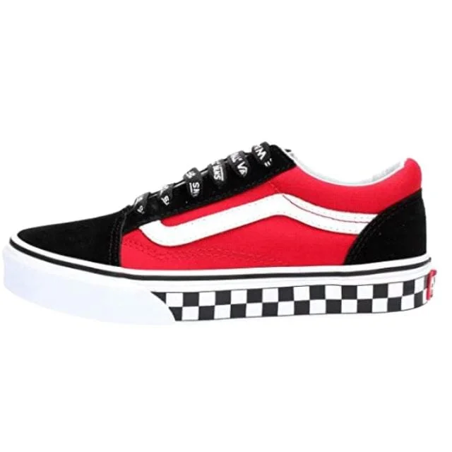 Basketball Shoes For Gift Orders-Vans Plimsolls Kids Lifestyle Shoes Black