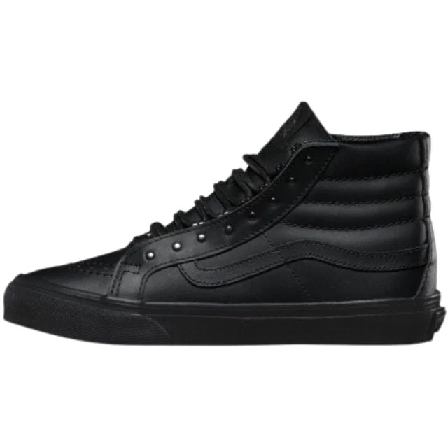 Basketball Shoes With Breathable Mesh Upper-Vans Sk8-Hi Unisex Lifestyle Shoes Black