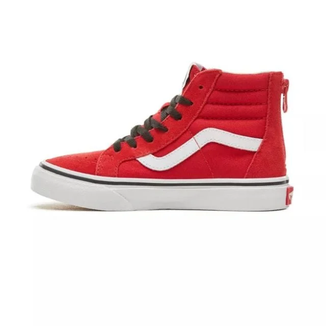 Basketball Shoes For Team Spirit-Vans  Suede Kids Lifestyle Shoes Red/Black