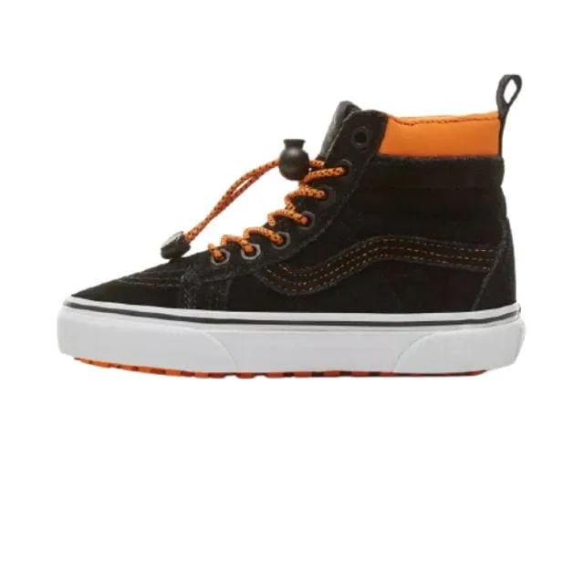 Basketball Shoes With Mesh Ventilation-Vans Suede Sk8-Hi Mte Kids-Unisex Lifestyle Shoes Orange/Black