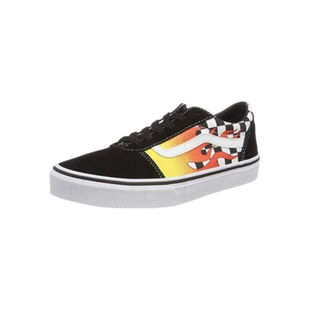 Basketball Shoes For Group Orders-Vans Ward Kids Lifestyle Shoes Black