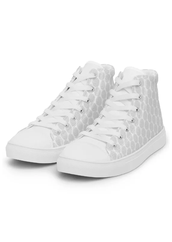 Basketball Shoes For Gift Customization-Women’s high top canvas shoes